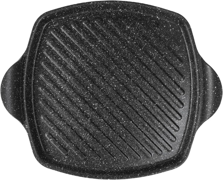 Währung Gusto Grill, quadratisch, aluminium, Grau, 25/25 cm, Gusto Grill