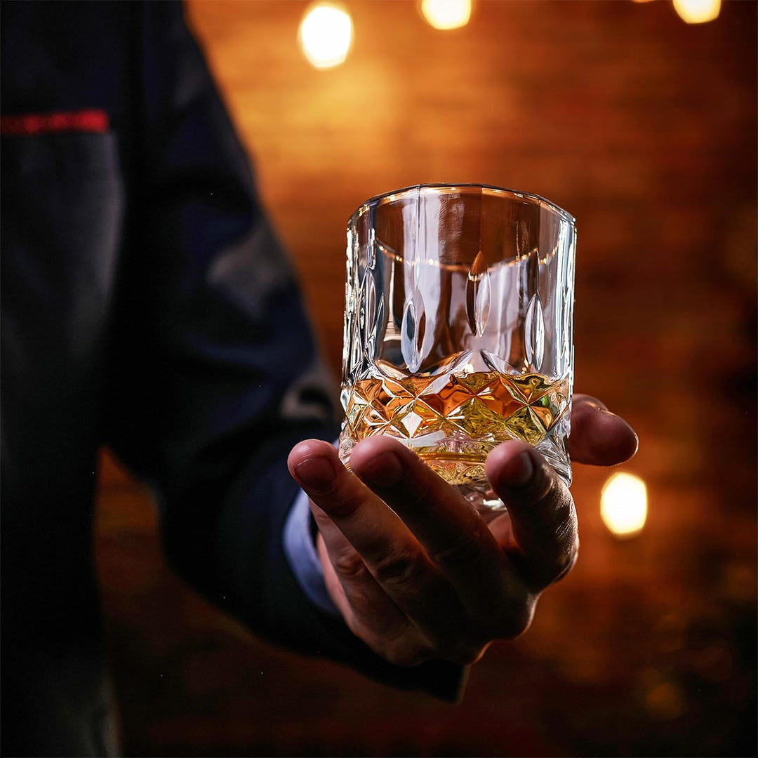 Whisiskey Whisky Gläser Set - Whiskey Geschenkset Glas - Whiskygläser - Geschenke für Männer - Männe