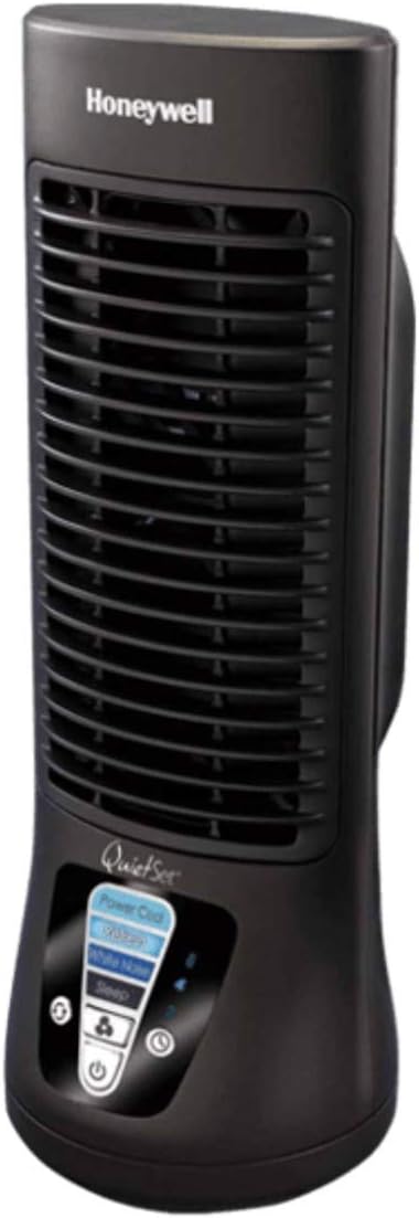 Honeywell QuietSet Ventilator (oszillierend, individuell einstellbar, Mini-Turmventilator, leiser Be