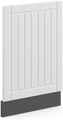 Vicco Frontblende R-Line, Anthrazit/Weiss, 45 cm ohne Arbeitsplatte