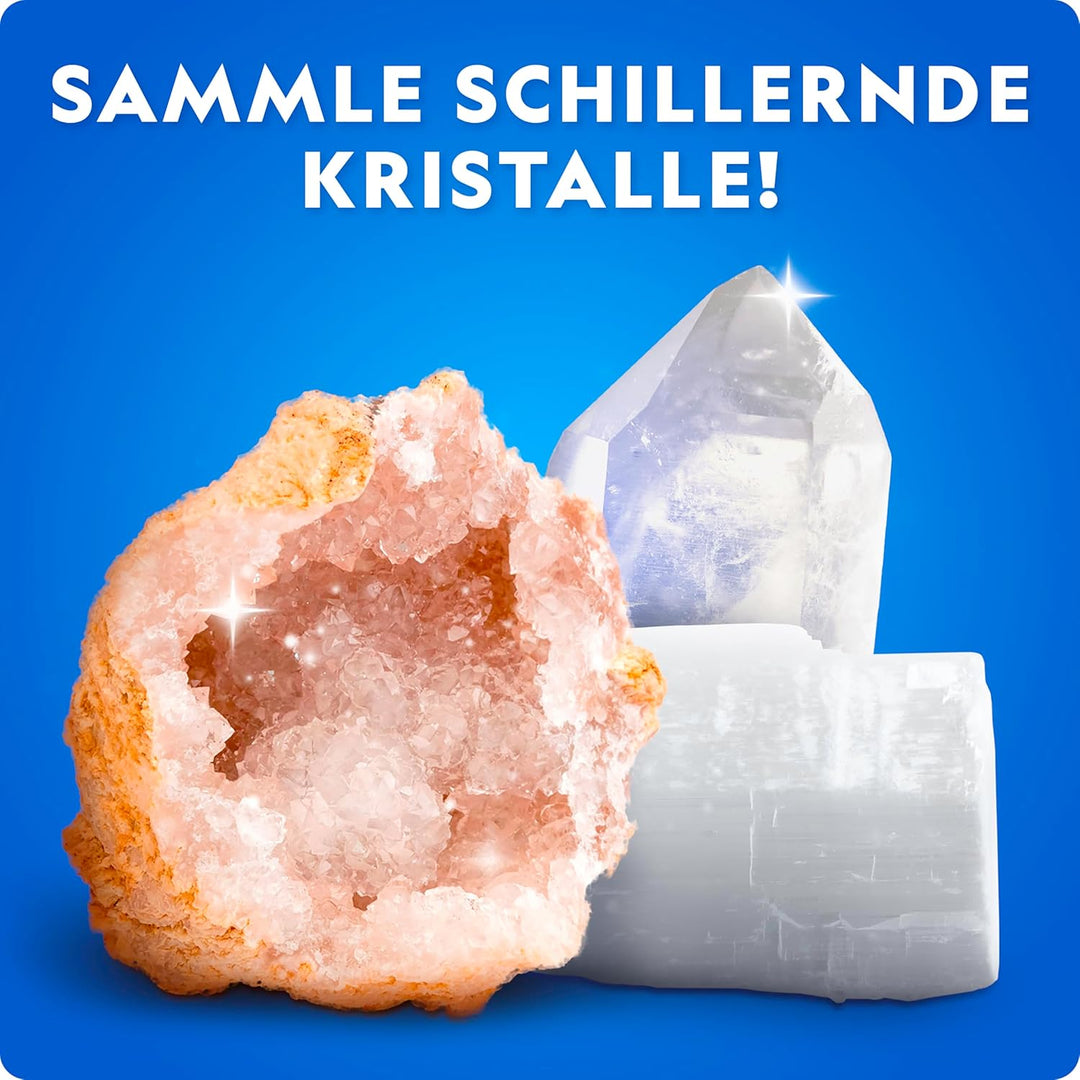 NATIONAL Geographic Steinesammlung für Kinder – 300 Edelsteine, Mineralien & Kristalle, Geologie-Set