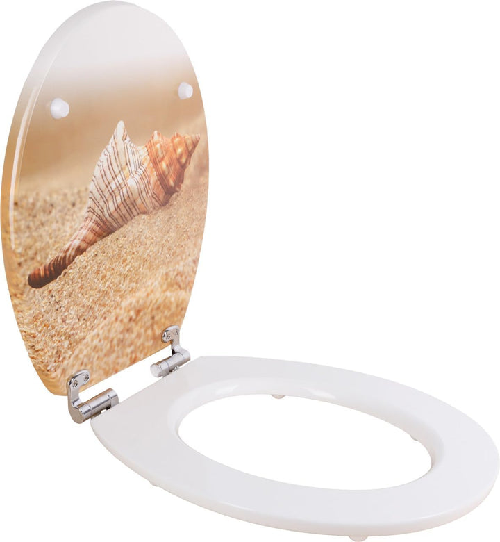 Primaster Toilettendeckel Muschel Absenkautomatik WC Sitz Toilettensitz