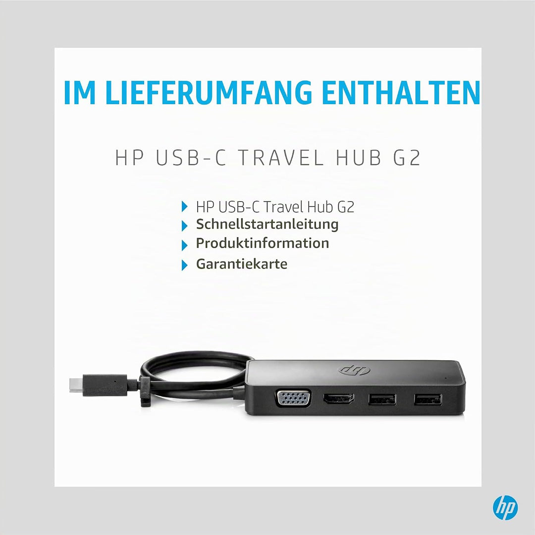 HP 7PJ38AA USB-C Reisehub G2