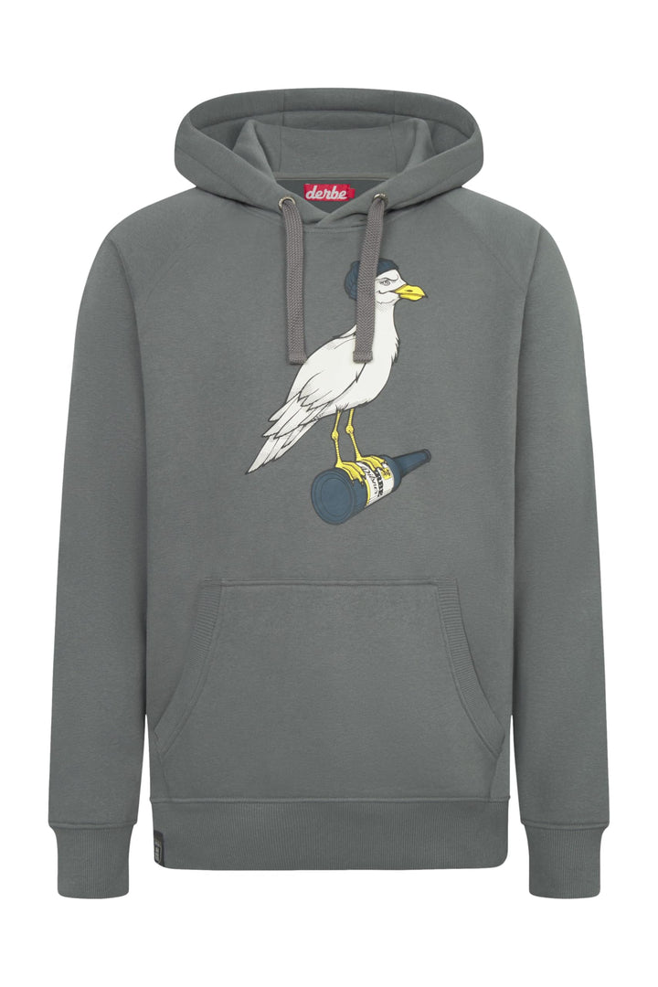 derbe Hoodie Sturmmöwe Herren | Kapuze | Hamburg | Pullover | Möwe, Lava Smoke