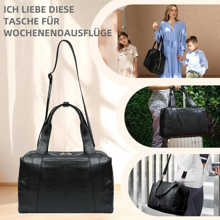 MISS FONG Reisetasche Damen Herren Sporttasche Damen Duffle Bag Weekender Damen Herren Reisetasche P