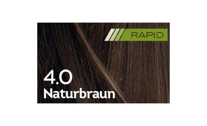 BIOKAP RAPID Permanente Haarfarbe 4.0 Naturbraun | NUR 10 MINUTEN EINWIRKZEIT | Bio Arganöl - TricoR