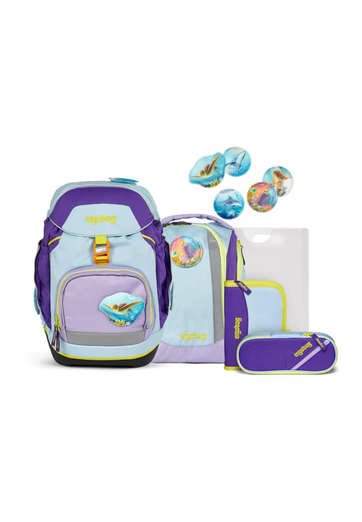 ergobag Pack Set ergonomischer Schulrucksack, Schulranzen, Vorgänger-Kollektion, flexibel 6-teilig 1