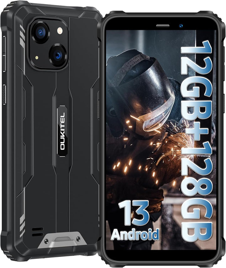 OUKITEL WP32 Android 13 Outdoor Handy 12GB+128GB (1TB Erweiterbar) Rugged Smartphone Ohne Vertrag 5,