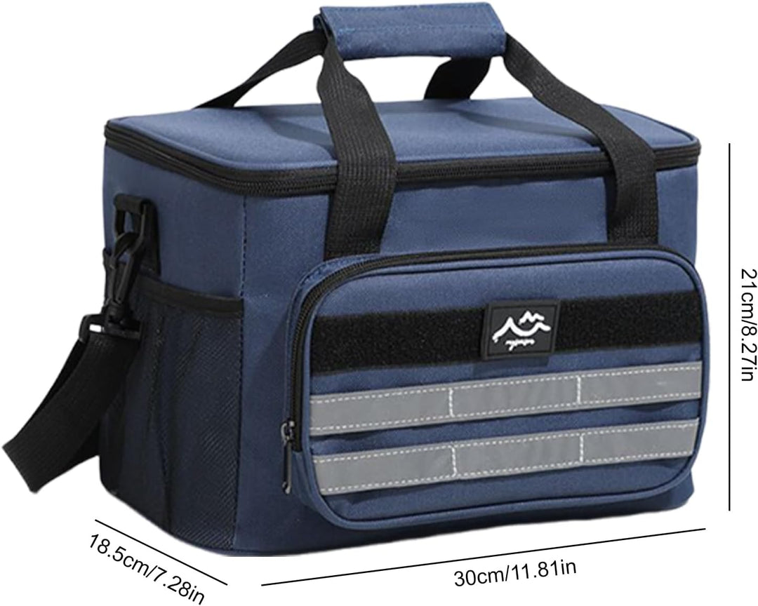 Strandkühler, isolierte Lunchbox, leichtes wasserdichtes Design, 30 x 21 x 18 cm, mit Griff, mehrere
