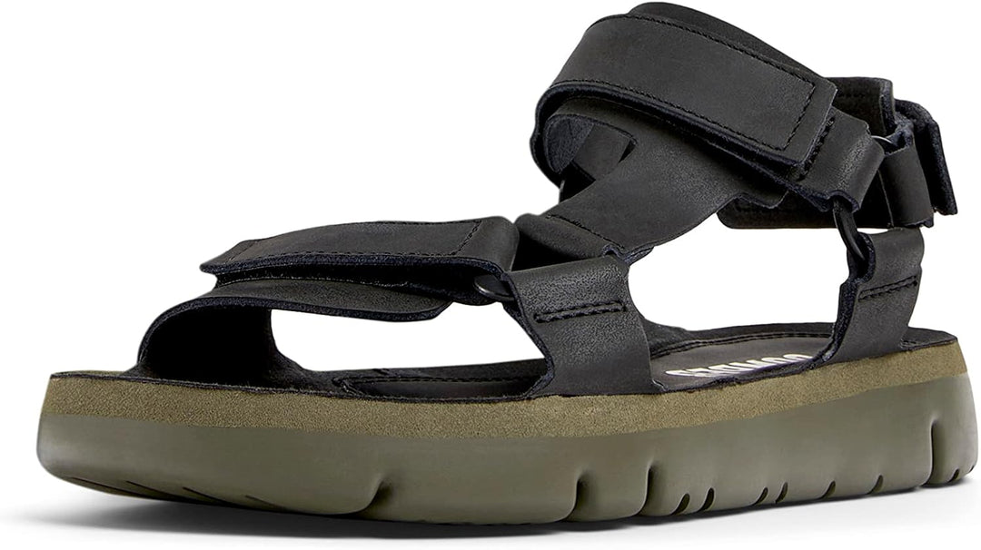 Camper Herren Oruga K100416 Sandal 39 EU Schwarz 020, 39 EU Schwarz 020