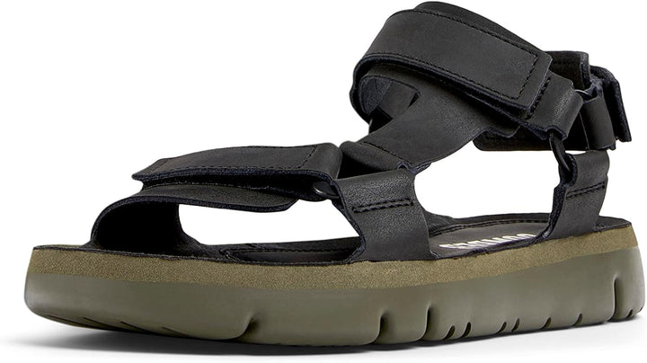 Camper Herren Oruga K100416 Sandal 39 EU Schwarz 020, 39 EU Schwarz 020