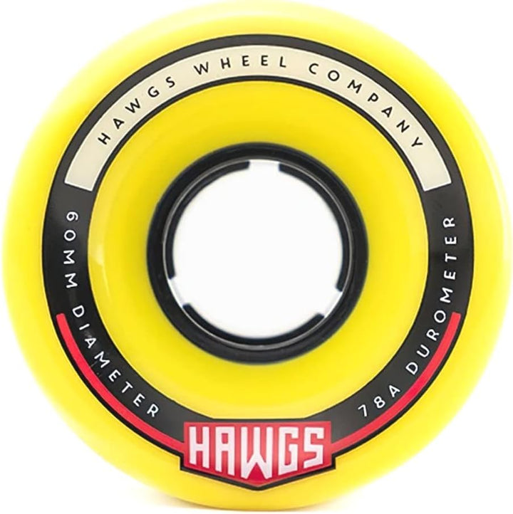 LANDYACHTZ Chubby and Fatty Hawgs Wheels 60mm/63mm 78a [Multiple Colors] Flache Banane 60mm - Chubby