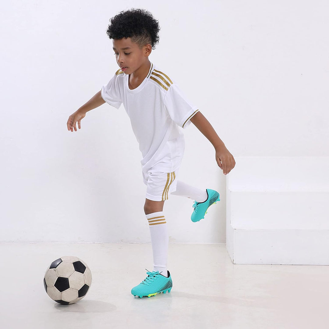 Hawkwell Unisex Kinder Fussballschuhe Trainingsschuhe, für Jungen und Mädchen 31 EU Grün, 31 EU Grün