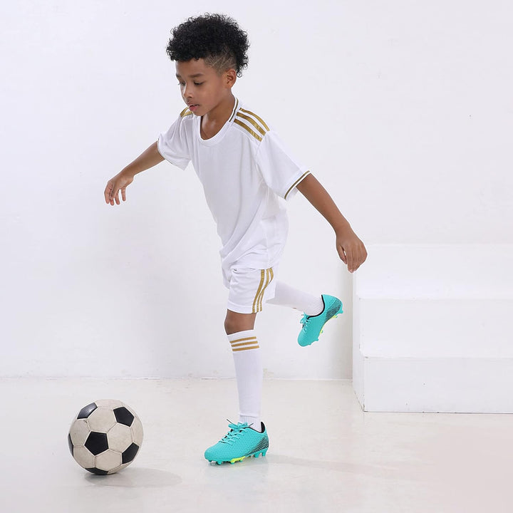 Hawkwell Unisex Kinder Fussballschuhe Trainingsschuhe, für Jungen und Mädchen 28 EU Grün, 28 EU Grün
