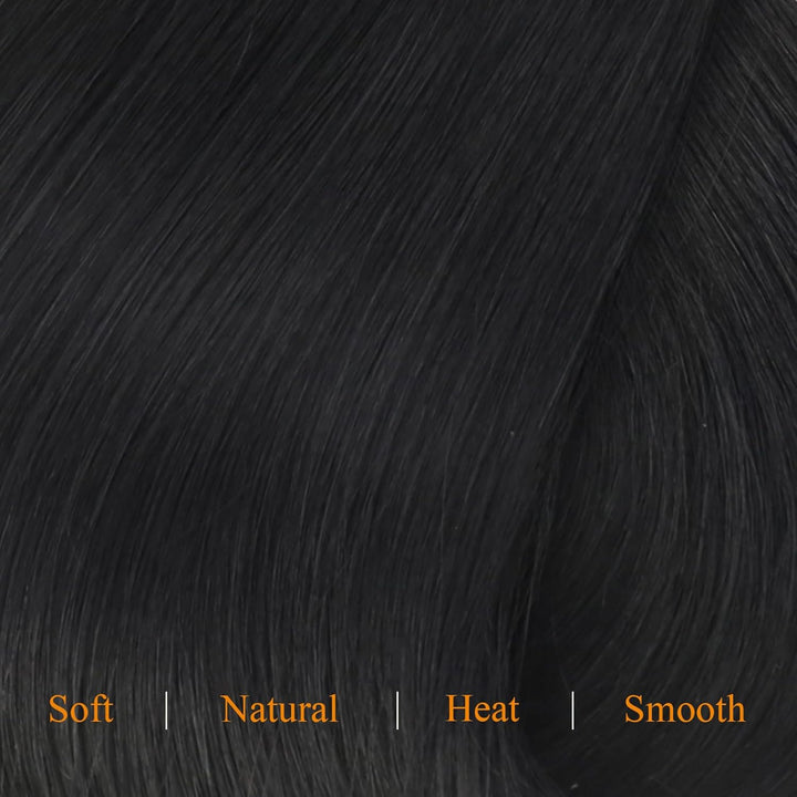Easyouth Clip in Extensions Echthaar Schwarz Remy Extensions Clip in Echthaar 12 Zoll 70g Haarverlan