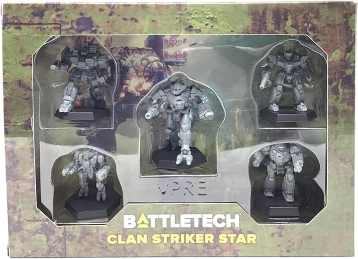Catalyst Game Labs - BattleTech Clan Striker Star - Miniature Game -English Version