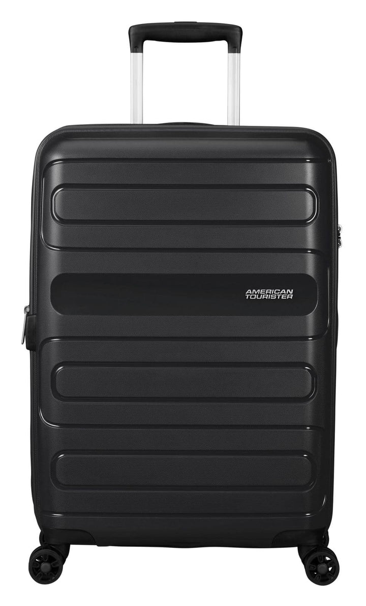 American Tourister Sunside Spinner 68 Erweiterbar, 3.7 KG, 72.5/83.5L, Schwarz (Black) Spinner M (67
