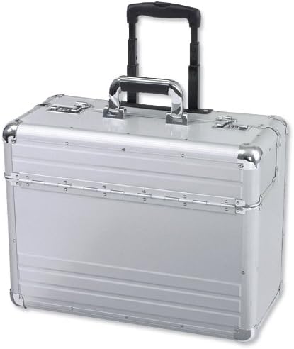 Alumaxx 45122 Omega Pilotenkoffer 2 Zahlenschlösser, 5,3 kg, Aluminium, 45122 silber
