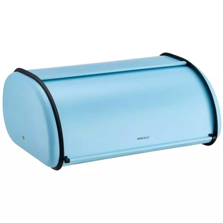 KING HOFF Brotkasten Brotbox Brotbehälter Brotdose (Blue, 44L x 27B x 18,5H cm) Blue 44 cm x 27 cm x