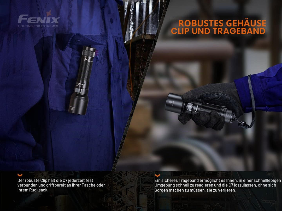 FENIX C7 Taschenlampe, Mehrfarbig (Mehrfarbig),
