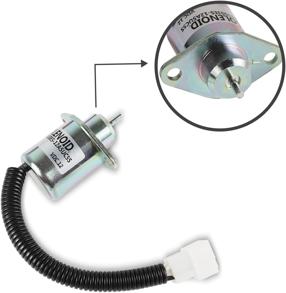 SINOCMP 1503ES-12A5UC5S 17454-60010 Magnet SA-4569-T 16616-60010 Brennstoffabschaltung 12V für Kubot