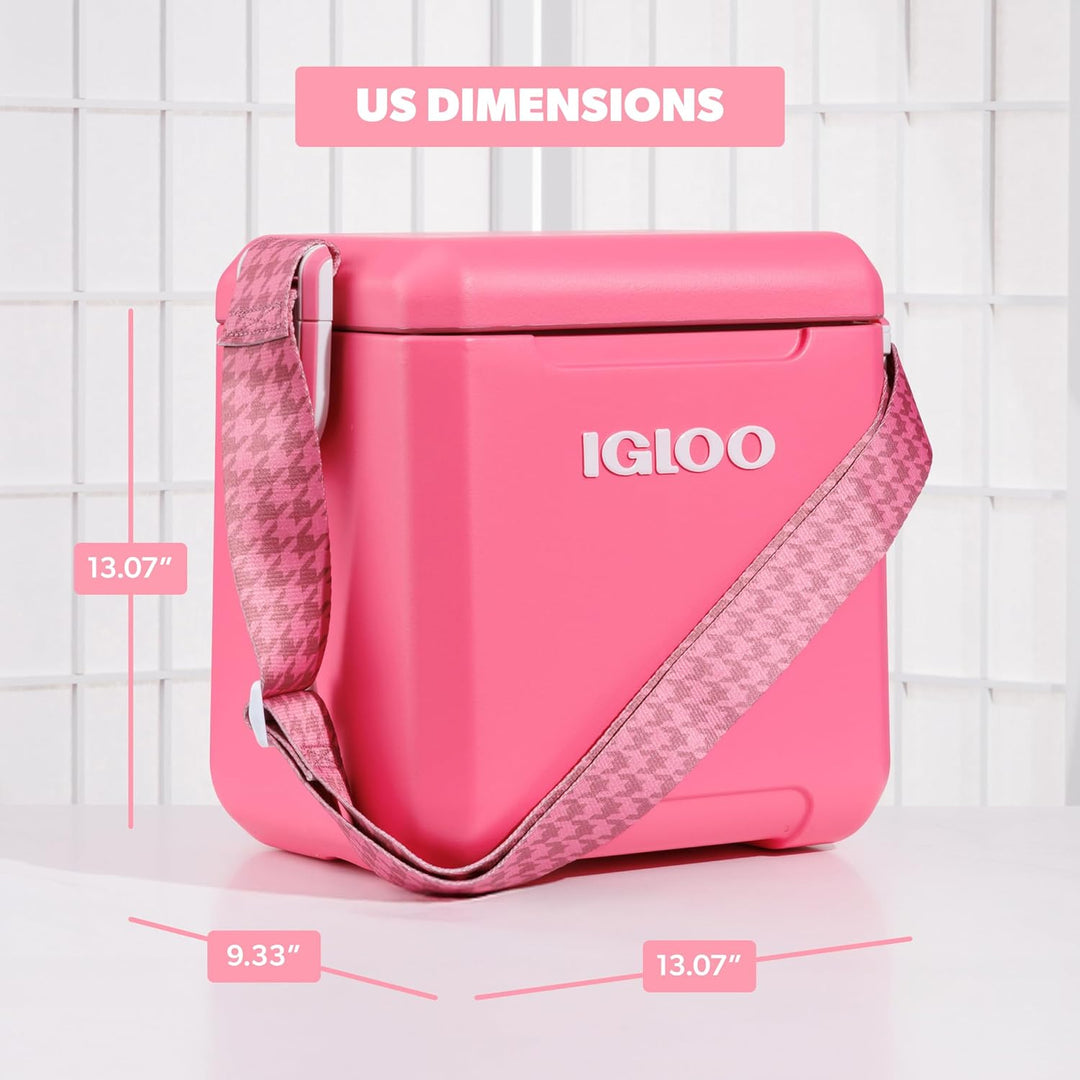 Igloo Tag Along - Passive Kühlbox - MaxCold Isolierung - Für Strand Picknick Remix Rosa, Remix Rosa