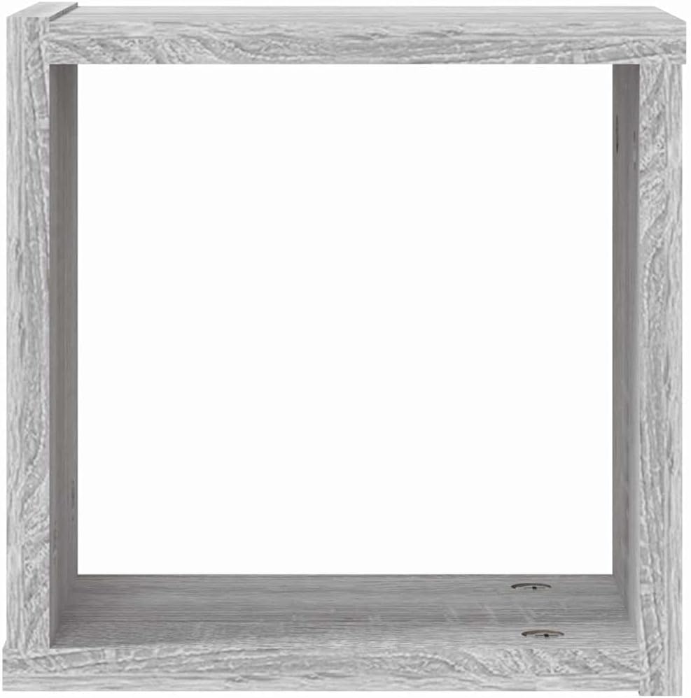 vidaXL Wandregale Wandhalterung 4 STK. Graues Sonoma 26 x 15 x 26 cm | Macht jeden Raum schicker mit