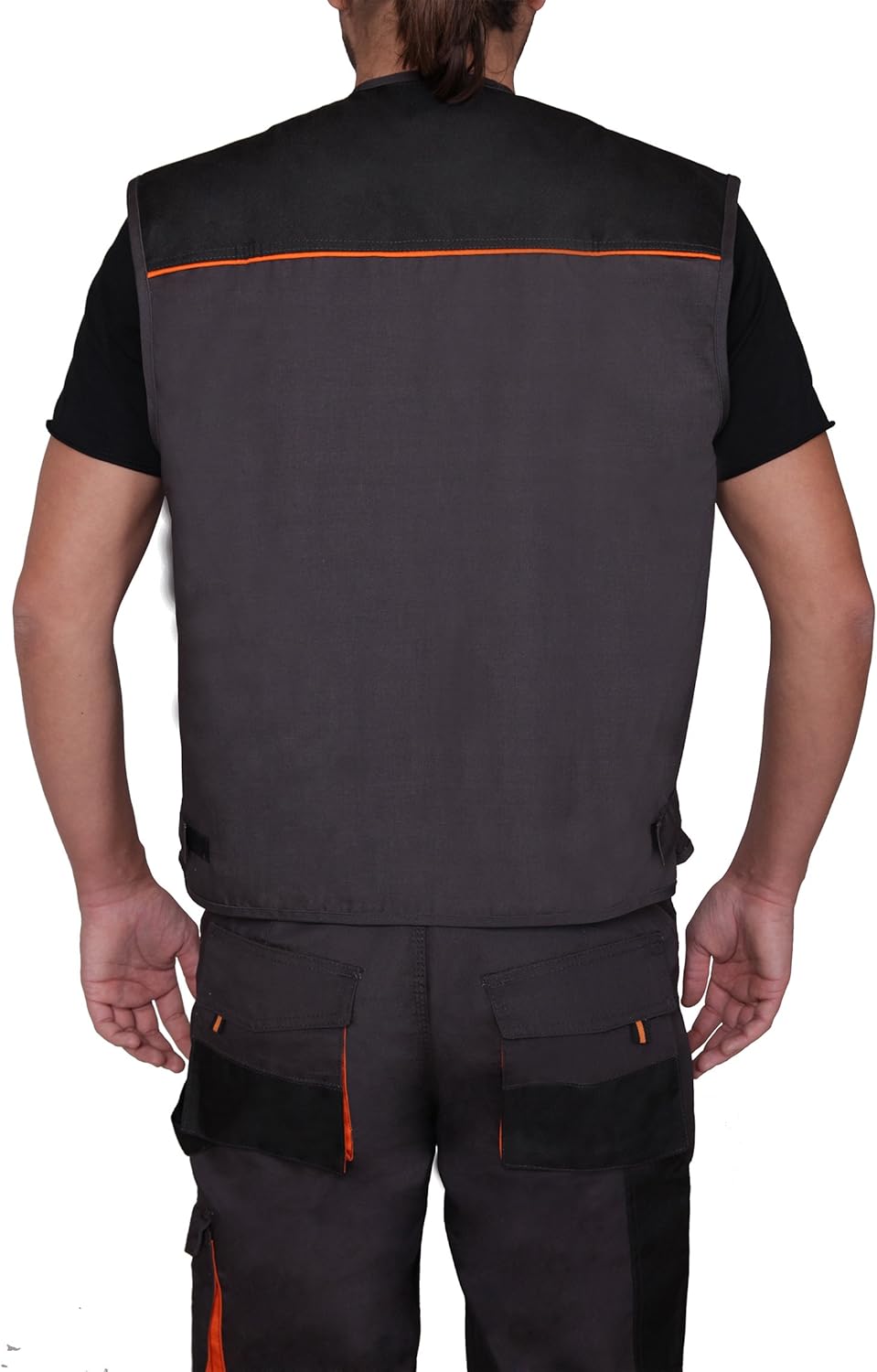 ART.MAS Arbeitsweste, Montageweste, Weste, Handwerker, KFZ, Classic, 270 g/m2 Gr. 46-60 46 Graphit/O