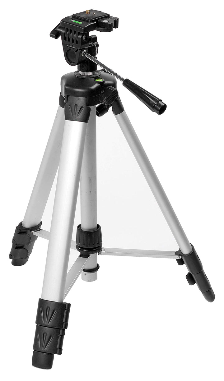 Stanley Fotostativ, Aluminium, drei Gleitfüsse, Säule (44cm bis 140cm, 1/4 Zoll Gewinde, Plateau nei