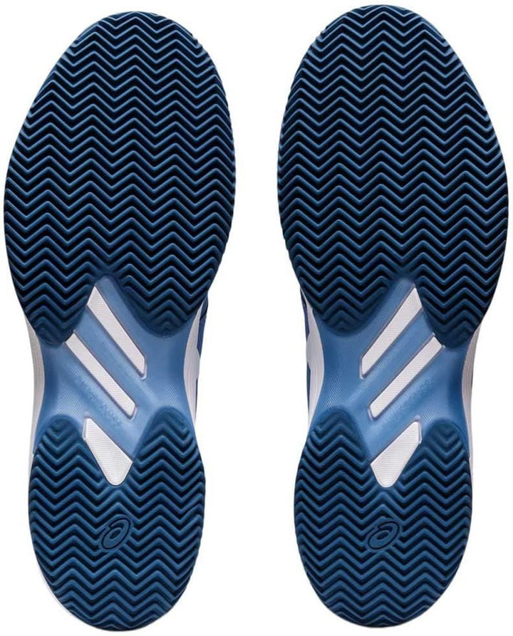 ASICS Herren Solution Swift Ff Clay Sneaker, 43.5 EU Blau Harmony Weiß