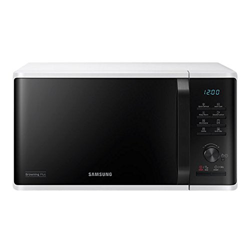 Samsung MG23K3515AW Mikrowelle (Grill-Mikrowelle, 23 l, 1250 W, Drehknöpfe, weiss, schwarz, 1100 W)