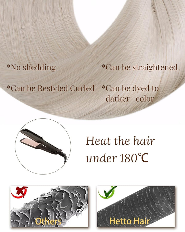 Hetto Blond Bonding Echthaar Extensions Keratin Echthaar Extensions Bondings Remy Bonding Extensions