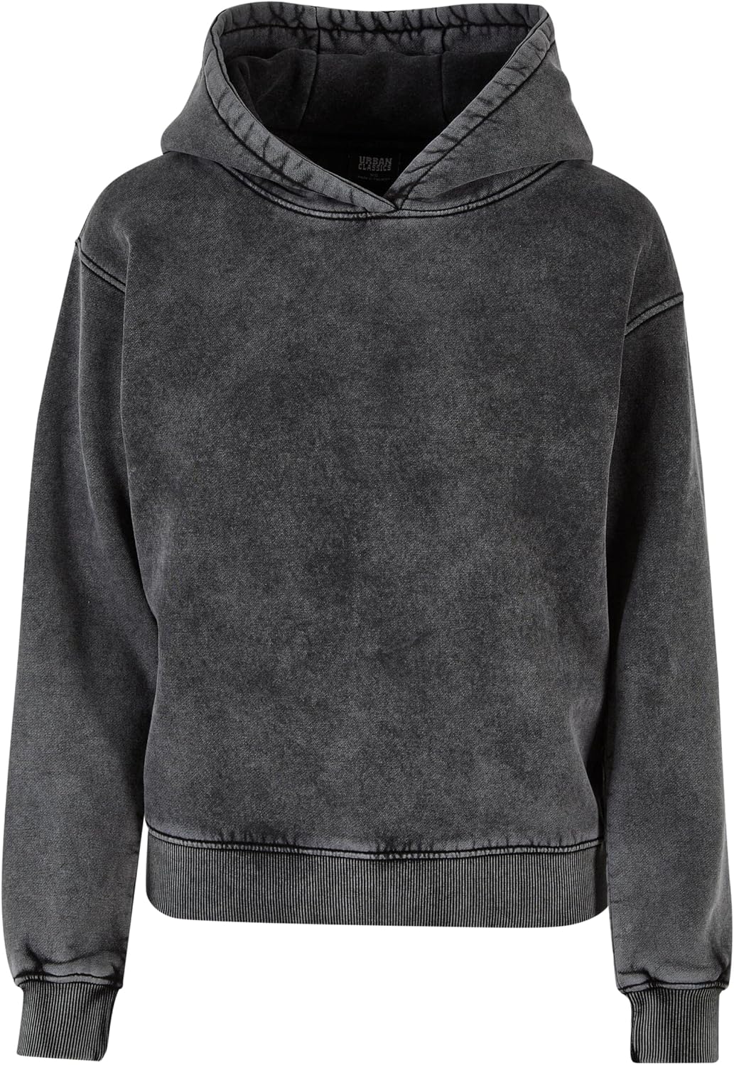 Urban Classics Damen Kapuzenpullover, Schwarz