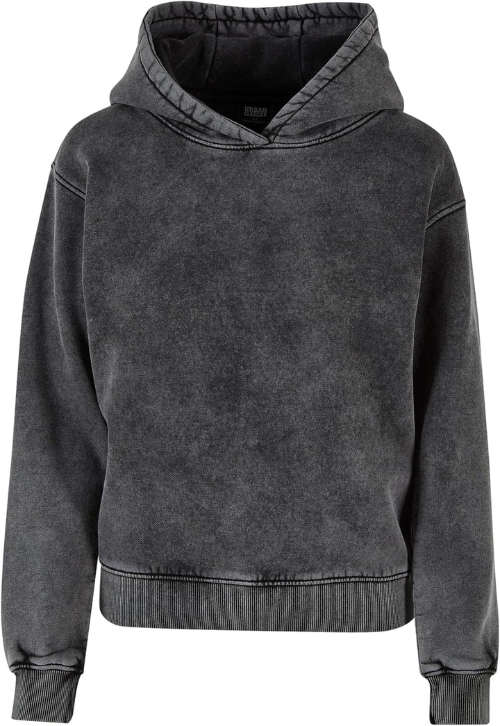 Urban Classics Damen Kapuzenpullover, Schwarz