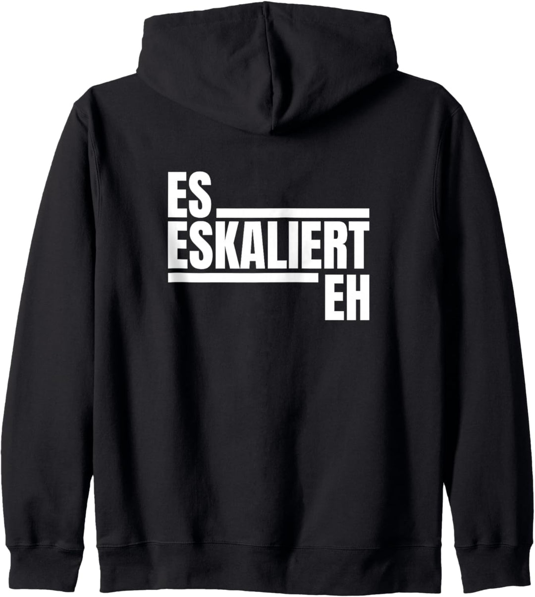 Es eskaliert eh wieder Mallorca Sprüche Kapuzenjacke