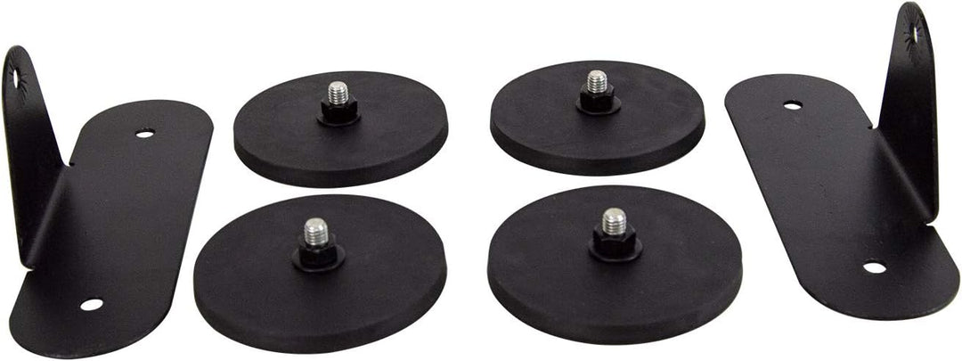 Willpower 2 Stück magnetische Halterungen Universal Saugnapf Halter Magnet Basishalterung für gerade
