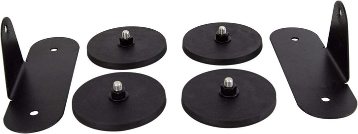 Willpower 2 Stück magnetische Halterungen Universal Saugnapf Halter Magnet Basishalterung für gerade