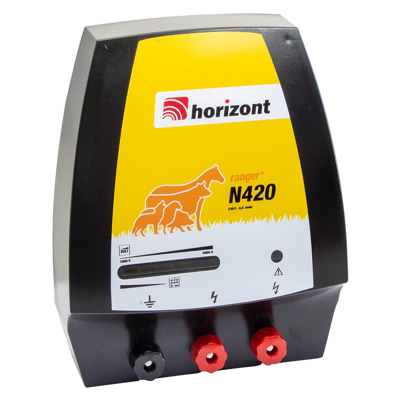 horizont Weidezaungerät 230V 6 J - ranger N420 - optimal für Pferde oder Rinder, Elektro Weidezaun,