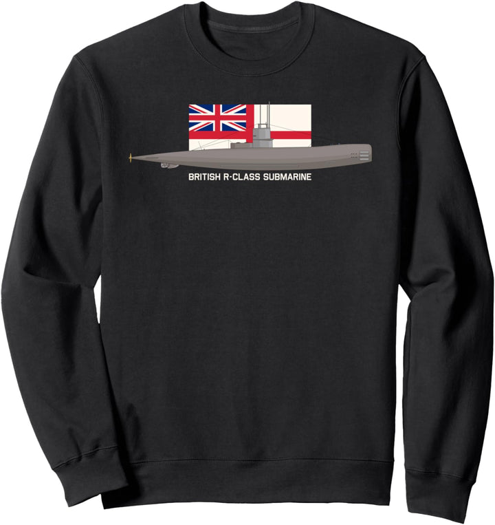 Britisches R-Klasse U-Boot WW1 Angriffs-U-Boote UK Navy Sweatshirt