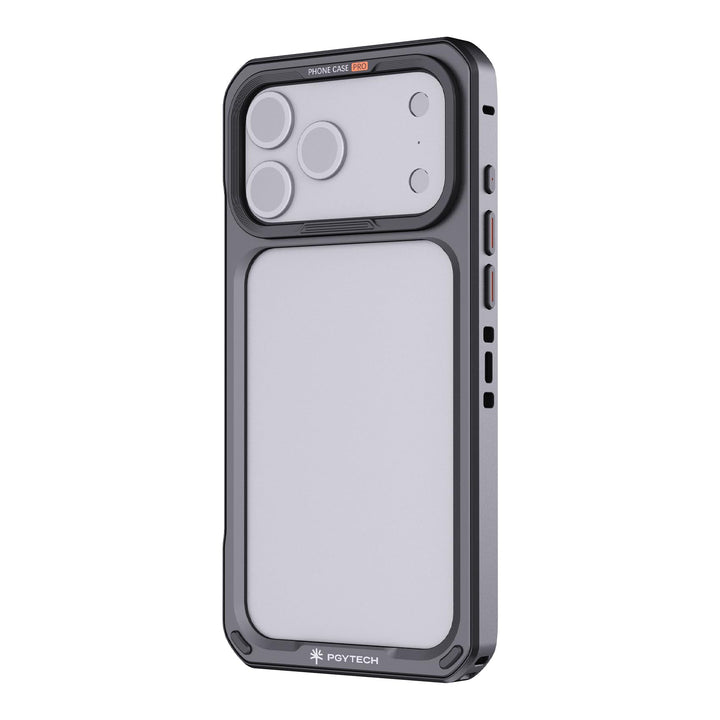 PGYTECH ProShot Handy Käfig für iPhone 17 Pro Max, Aluminiumlegierung Mobiler Video Schutzcase mit E