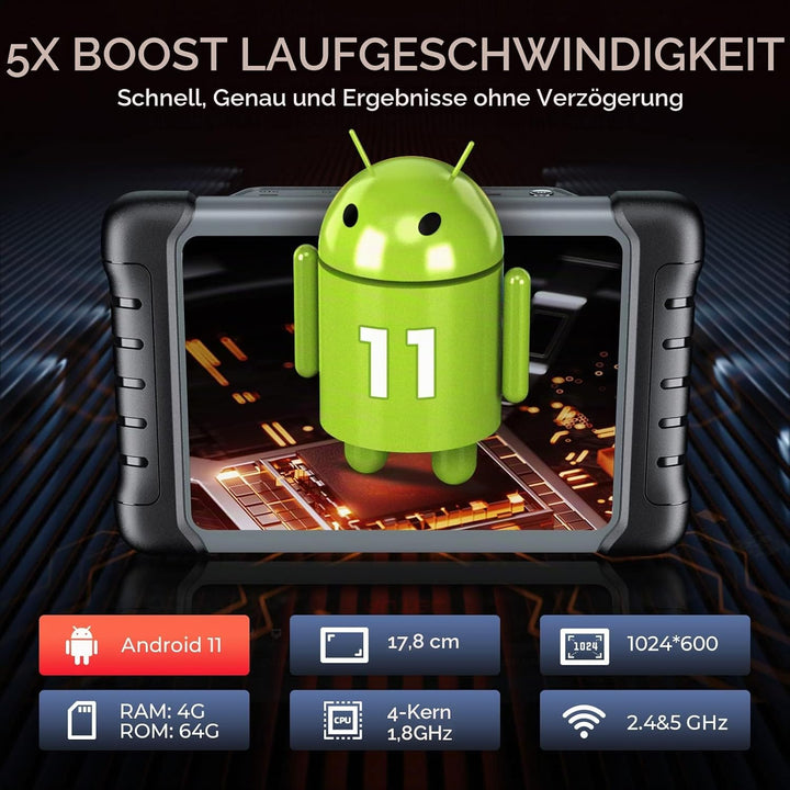 Autel MaxiCOM MK808S 2023 OBD2 Diagnosegerät mit Allen System &amp; Servicefunktionen inkl. Ölrückstellu