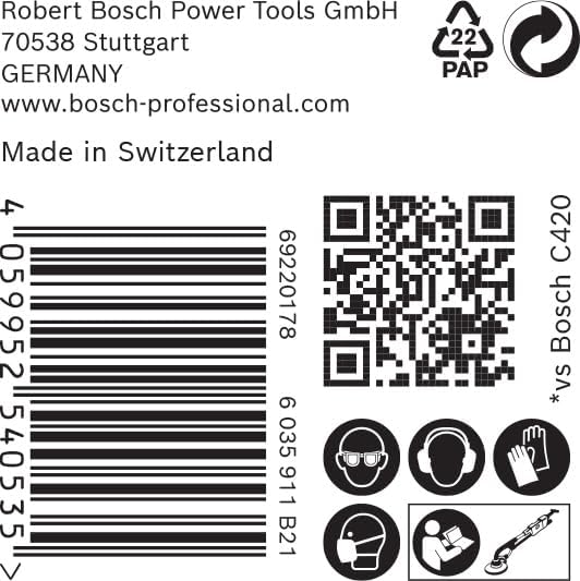 Bosch Professional 25x Expert M480 Schleifnetz (für Hartholz, Farbe auf Holz, Ø 225 mm, Körnung 400,