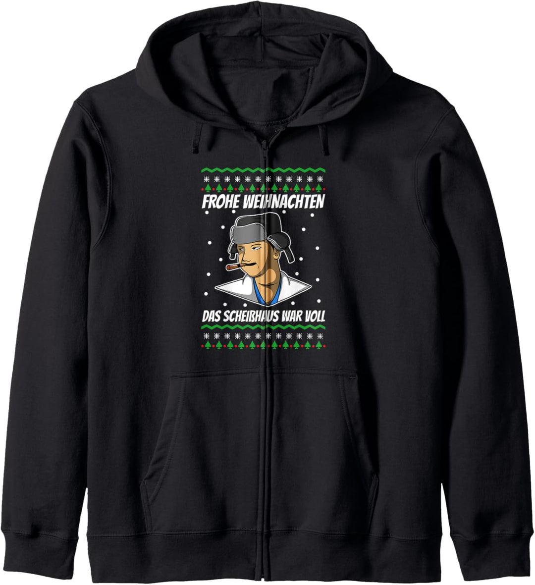 Frohe Weihnachten das Scheisshaus war voll Kapuzenjacke
