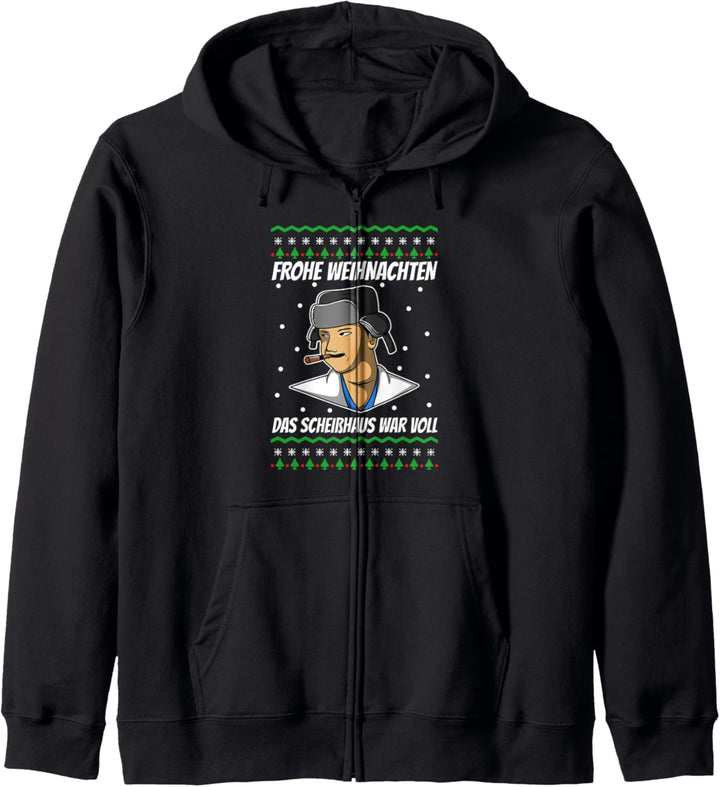 Frohe Weihnachten das Scheisshaus war voll Kapuzenjacke