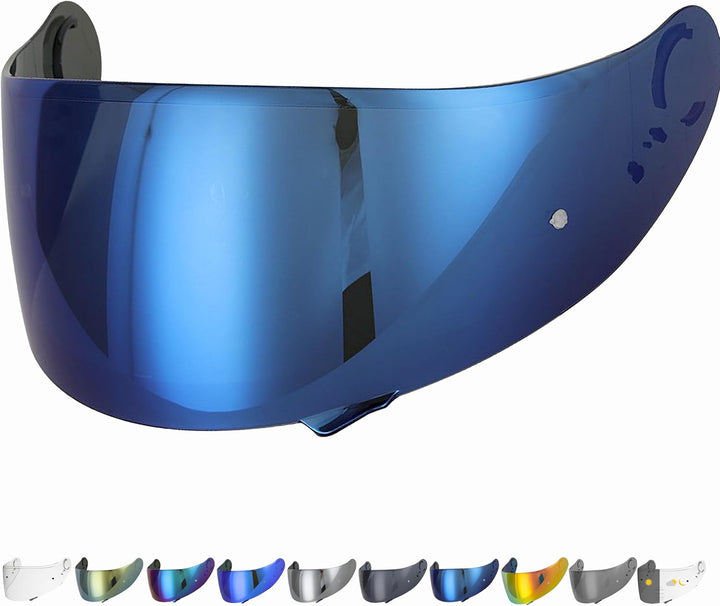 Everalo Kompatibel mit Shoei GT air 2 Visier - Gt Air - Neotec - Opticson - Cns1 - Helmvisier Pinloc