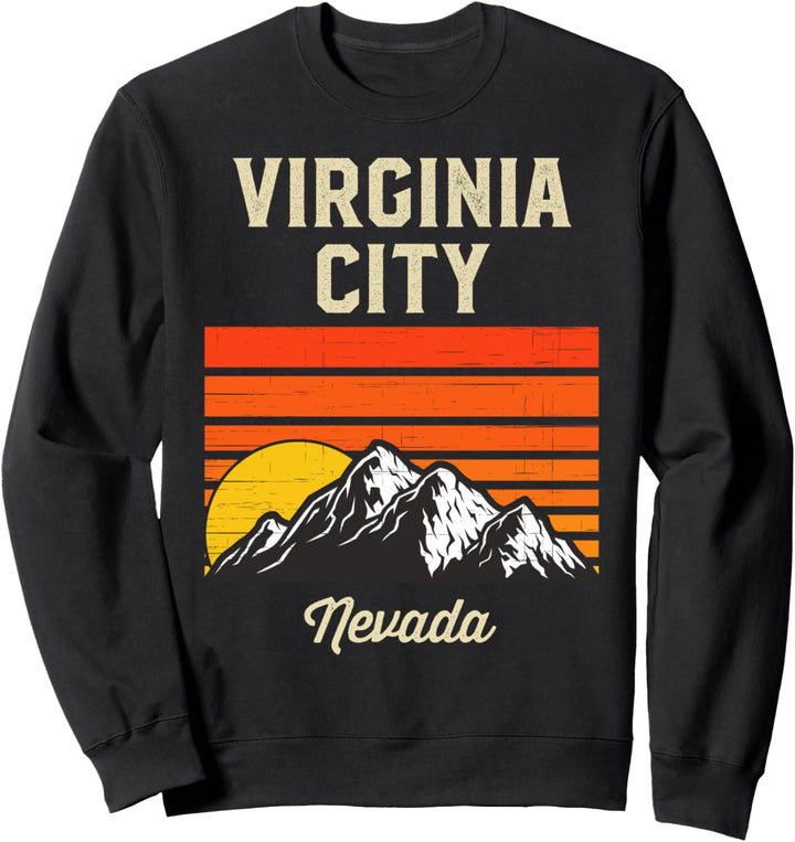 Virginia City Nevada Retro Vintage Stadt Staat USA Souvenir Sweatshirt
