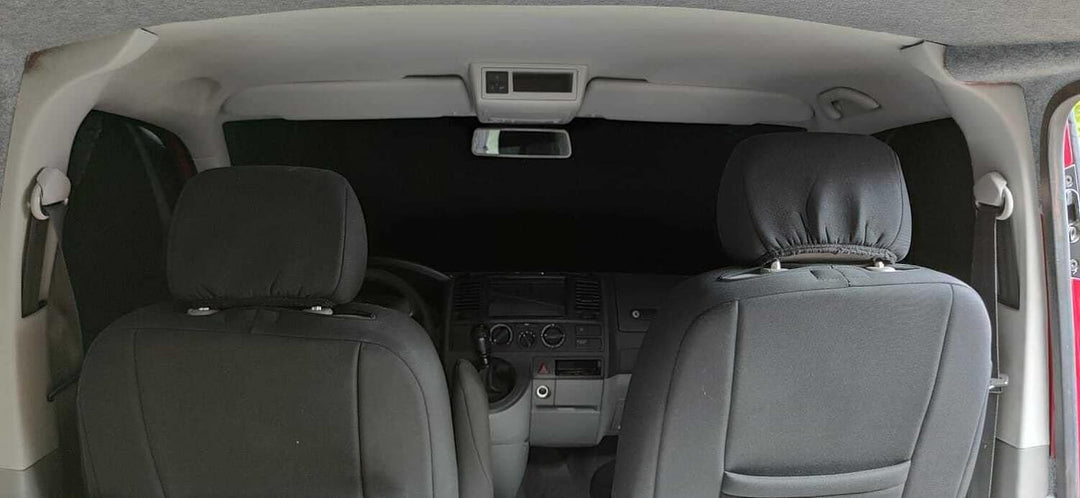 BREMER SITZBEZÜGE Frontscheibenabdeckung kompatibel mit VW T5 T6 T6.1 Wohnmobil Abdeckung Sonnenschu