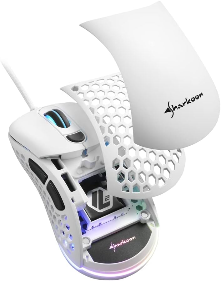 Sharkoon Light² 200 Gaming Maus white Weiss 200 Gaming Maus Single, Weiss 200 Gaming Maus Single