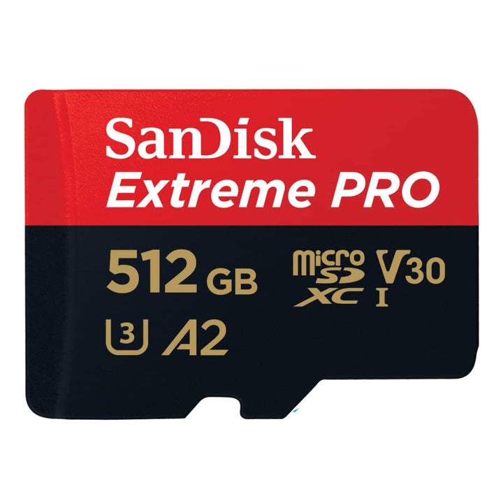 SanDisk Extreme PRO microSDXC UHS-I Speicherkarte 512 GB + Adapter & RescuePRO Deluxe (Für Smartphon