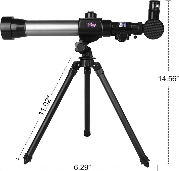 PHOEWON Teleskop für Kinder Kinderspielzeug 20X-30X-40X Astronomisches Kinder Fernrohr Teleskop für